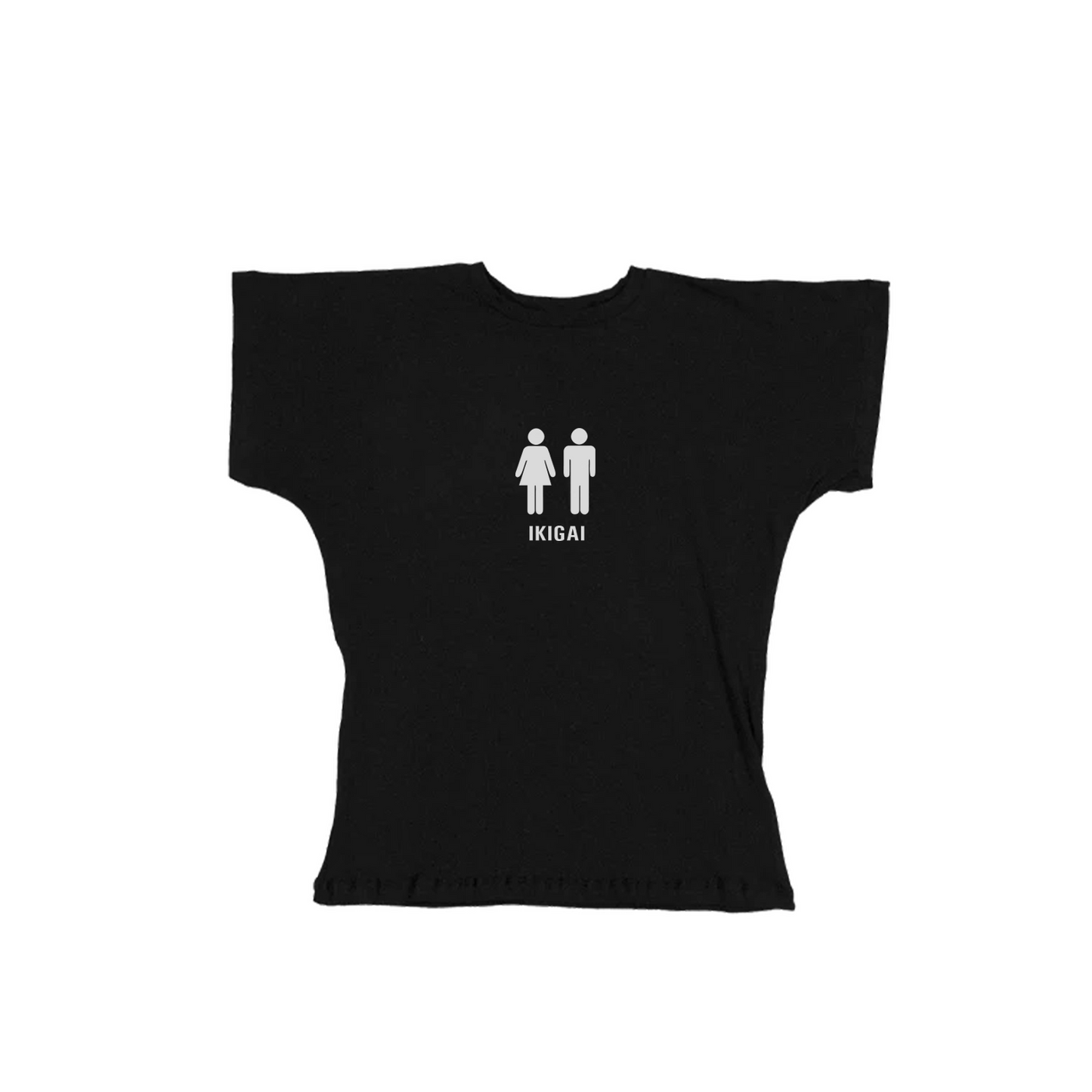 TSHIRT NEGRA MUJER LOVE FOR ALL