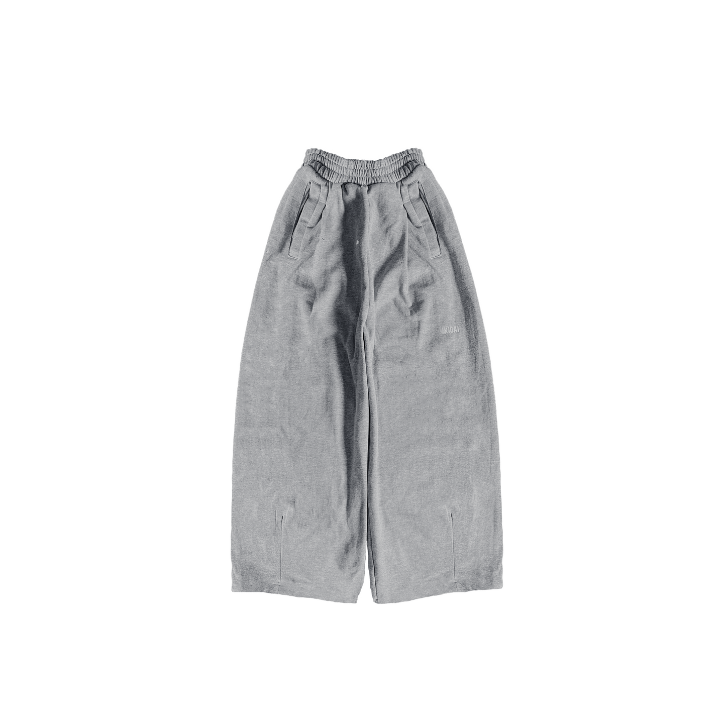 PANTALON DE BUZO SUPER BAGGY GRIS