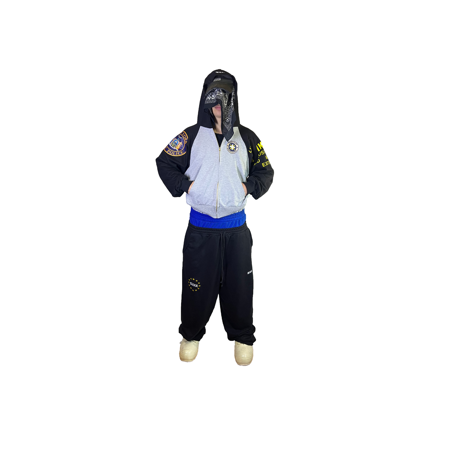 DROP X PANTALÓN DE BUZO 3 CAPAS - NEGRO