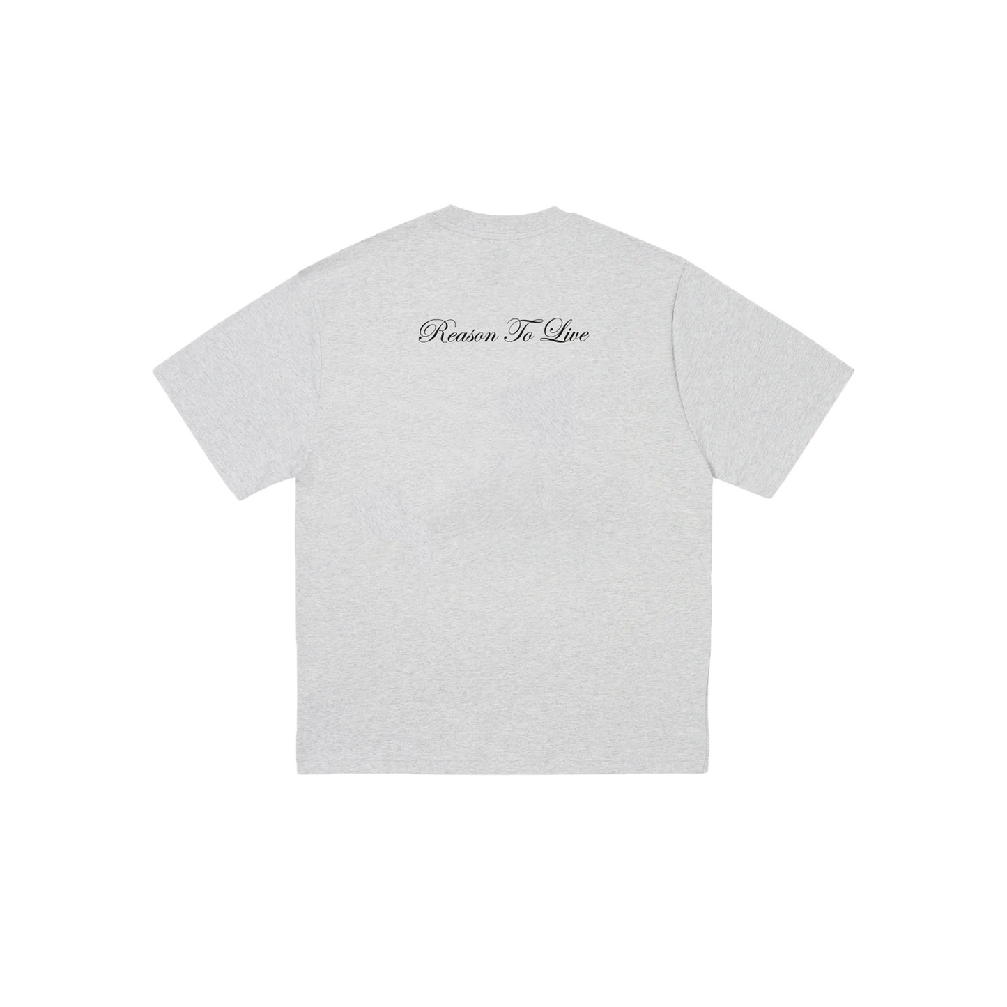 DROP X TSHIRT IKIGAI ESCUDO - GRIS MELANGE