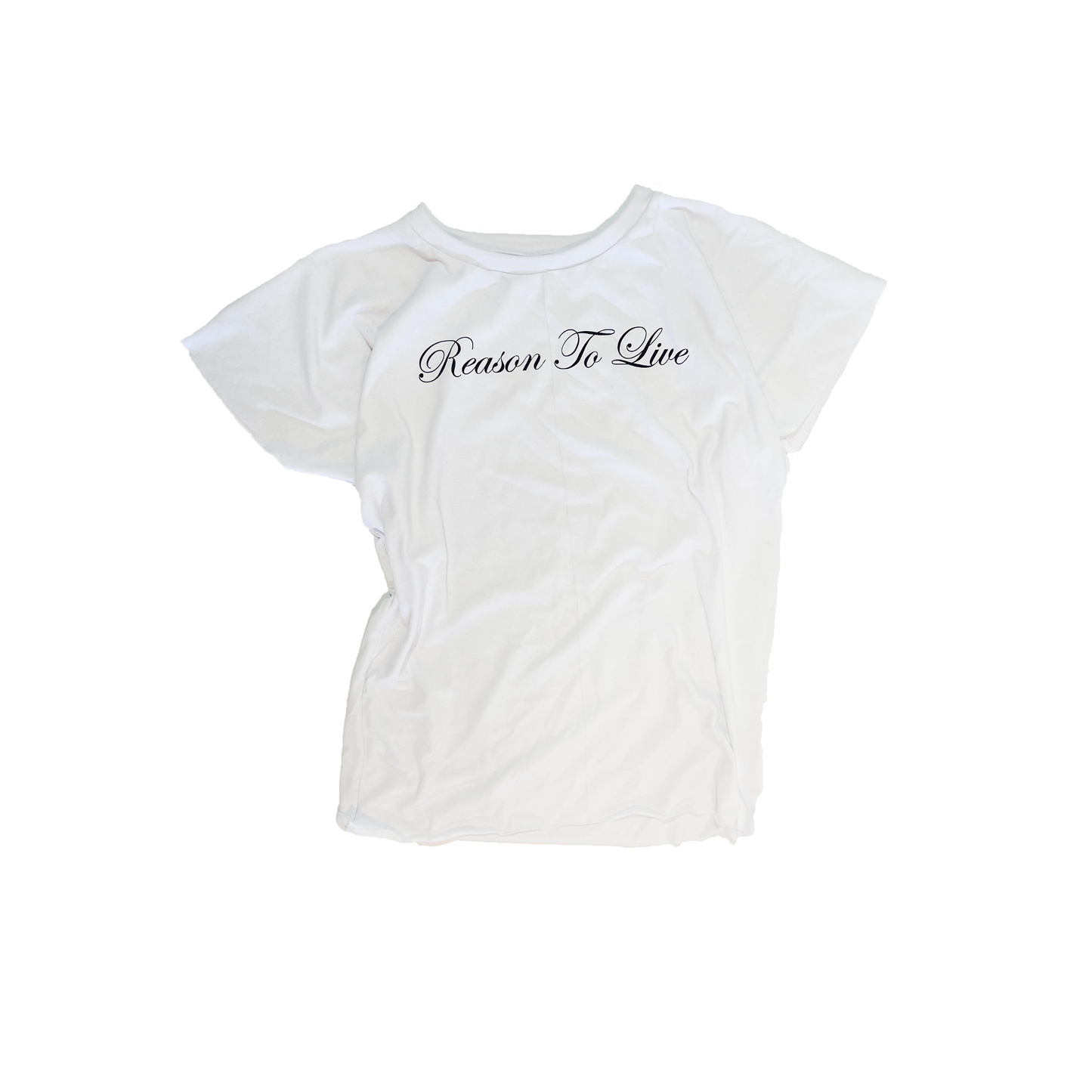 DROP X TSHIRT SLIM FIT REASON TO LIVE - BLANCO