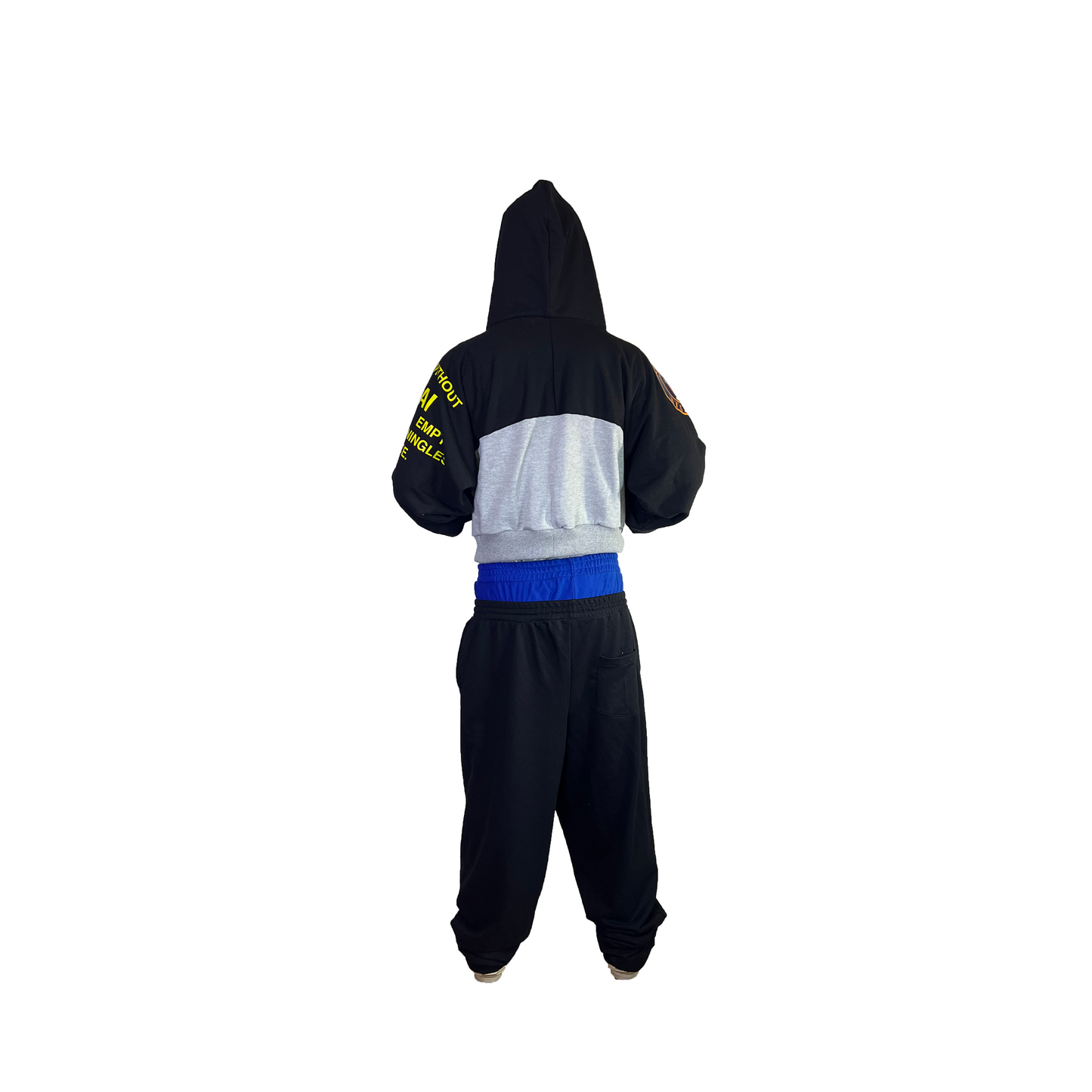 DROP X PANTALÓN DE BUZO 3 CAPAS - NEGRO