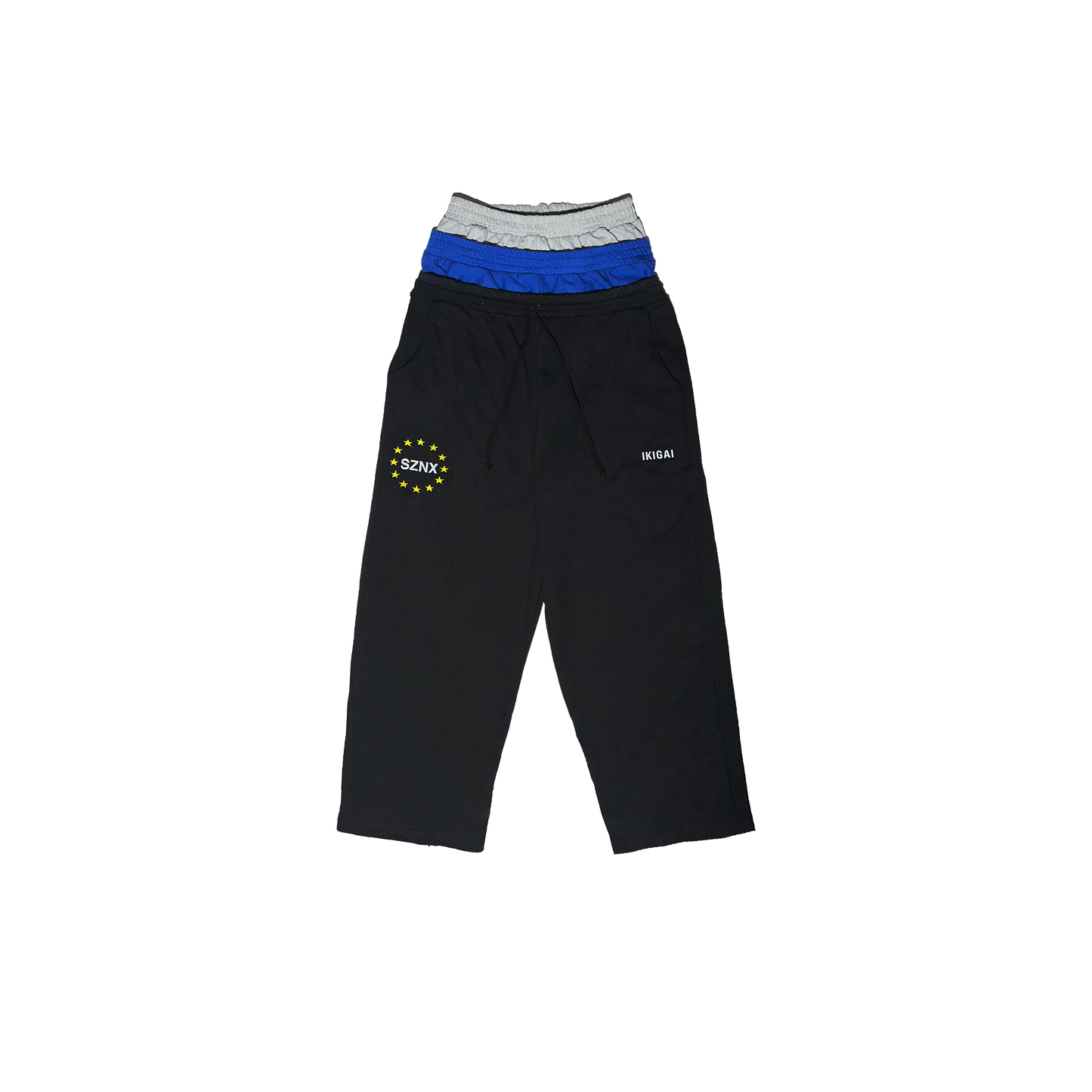 DROP X PANTALÓN DE BUZO 3 CAPAS - NEGRO