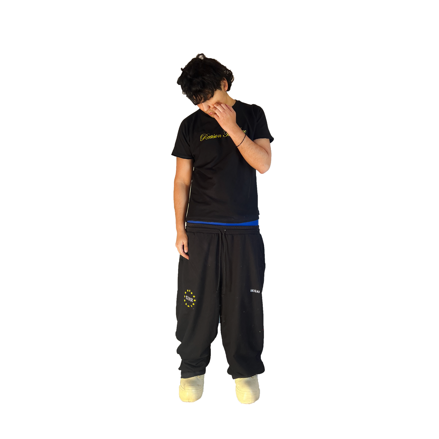 DROP X TSHIRT SLIM FIT REASON TO LIVE - NEGRO