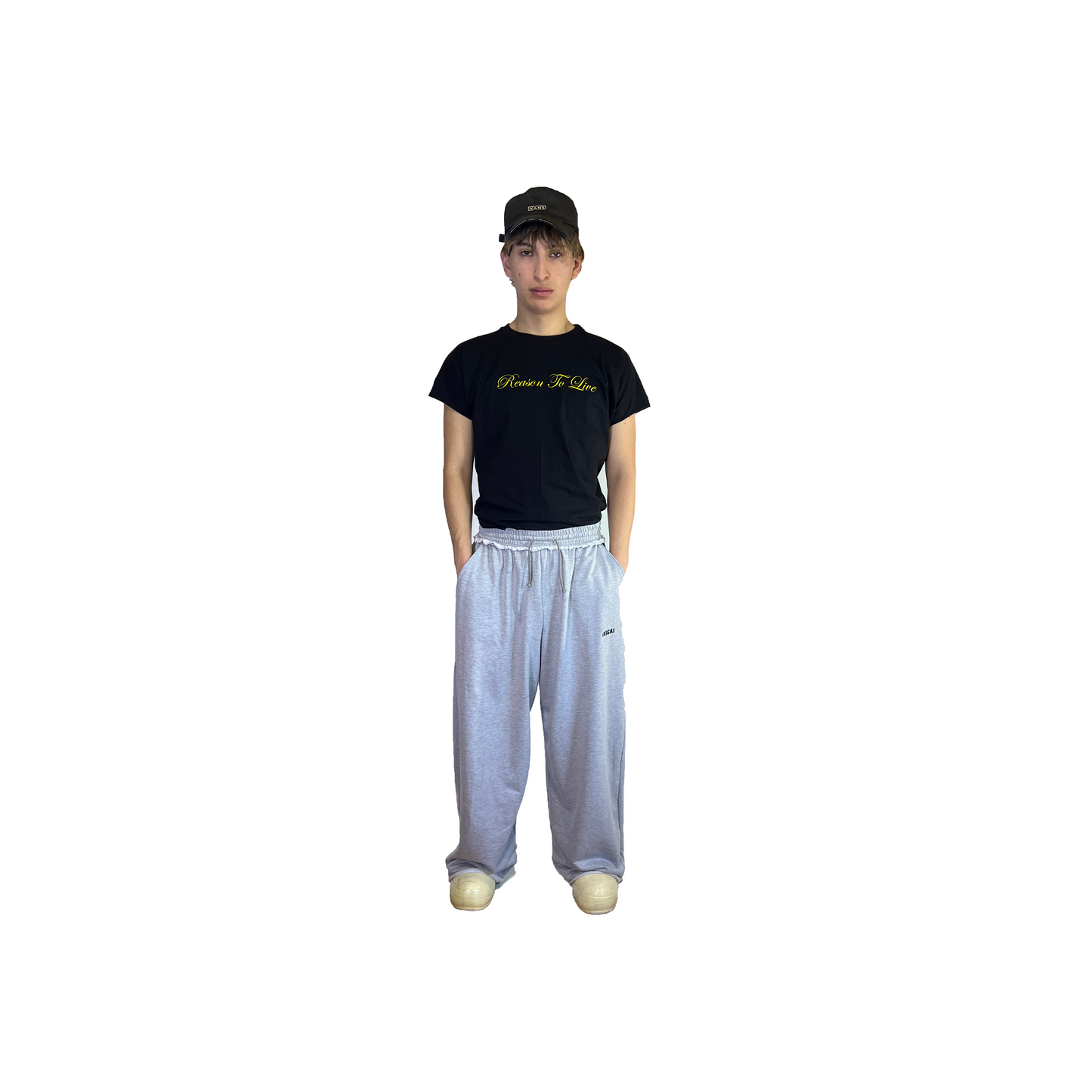 DROP X TSHIRT SLIM FIT REASON TO LIVE - NEGRO