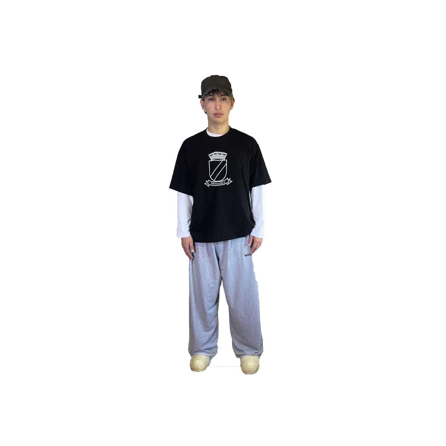 DROP X TSHIRT IKIGAI ESCUDO - BLANCO