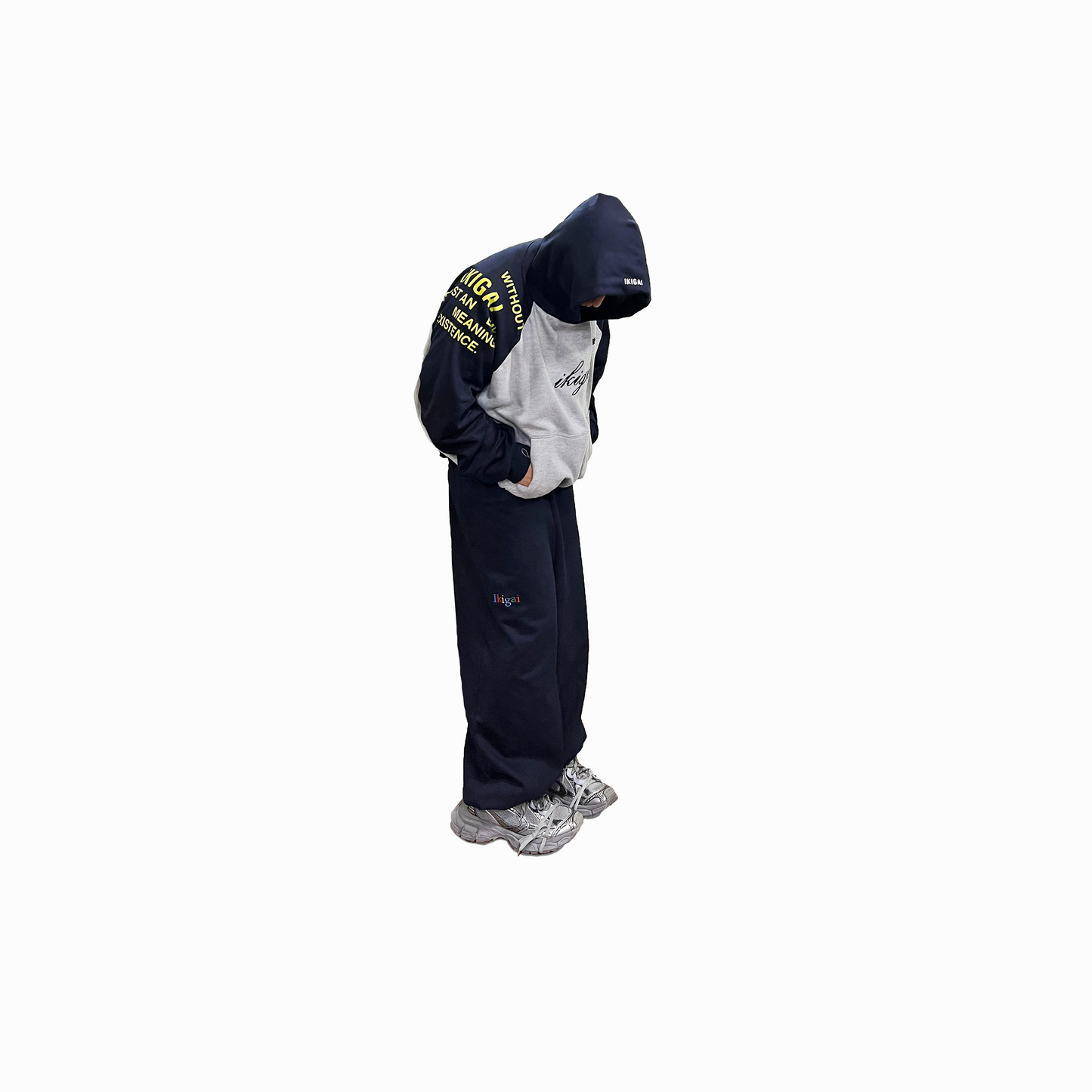 09 DROP PANTALON DE BUZO JOGGER AZUL MARINO