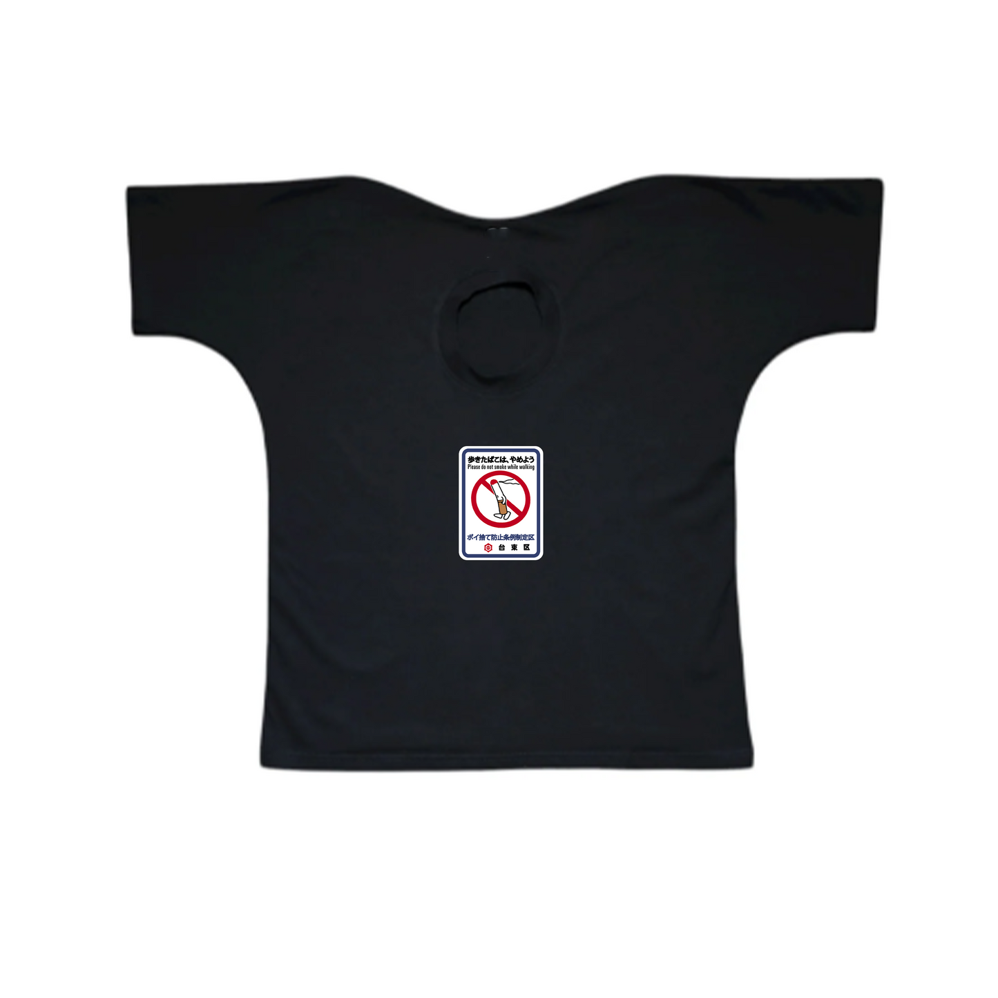 09 DROP TSHIRT IKIGAI NEGRO CROP
