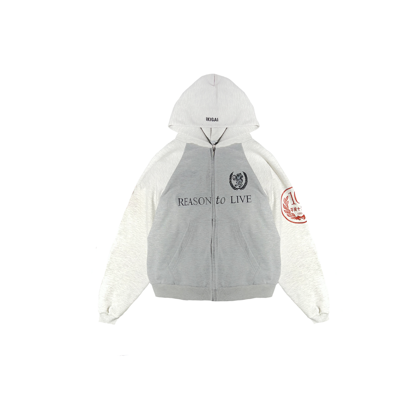DROP 11 HOODIE RTL ZIP UP MELANGE