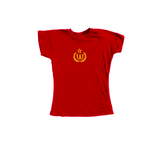 09 DROP TSHIRT "W" IKIGAI SLIM FIT ROJO