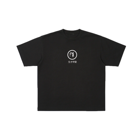 TSHIRT OVERSIZE NEGRA DROP6